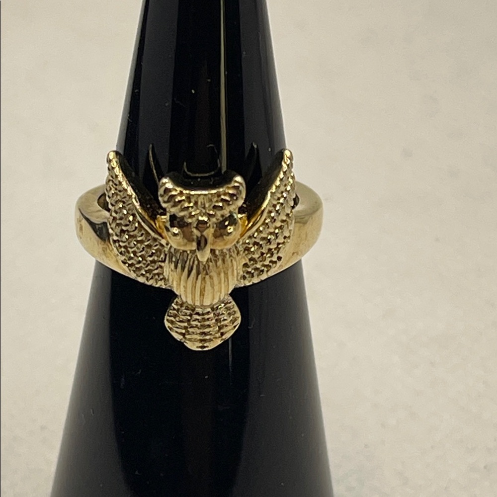 STS Gold Vermeil Owl Ring